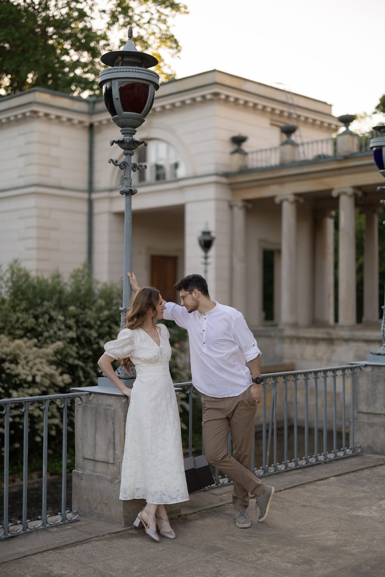 Gosia i Maciek — przy latarni